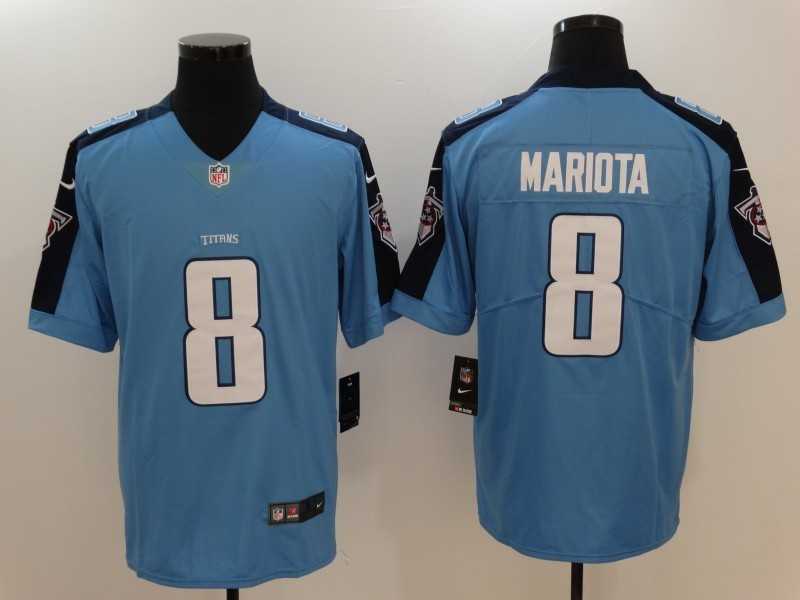 Nike Limited Tennessee Titans #8 Marcus Mariota Light Blue Vapor Untouchable Player Jersey,We sell and wholesale Nike Limited Tennessee Titans #8 Marcus Mariota Light Blue Vapor Untouchable Player Jersey on line form chian!